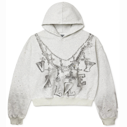 Valley Dreams Big Chain Hoodie 'Dirty/Heather'