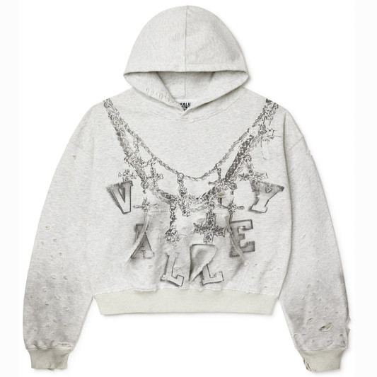 Valley Dreams Big Chain Hoodie 'Dirty/Heather'