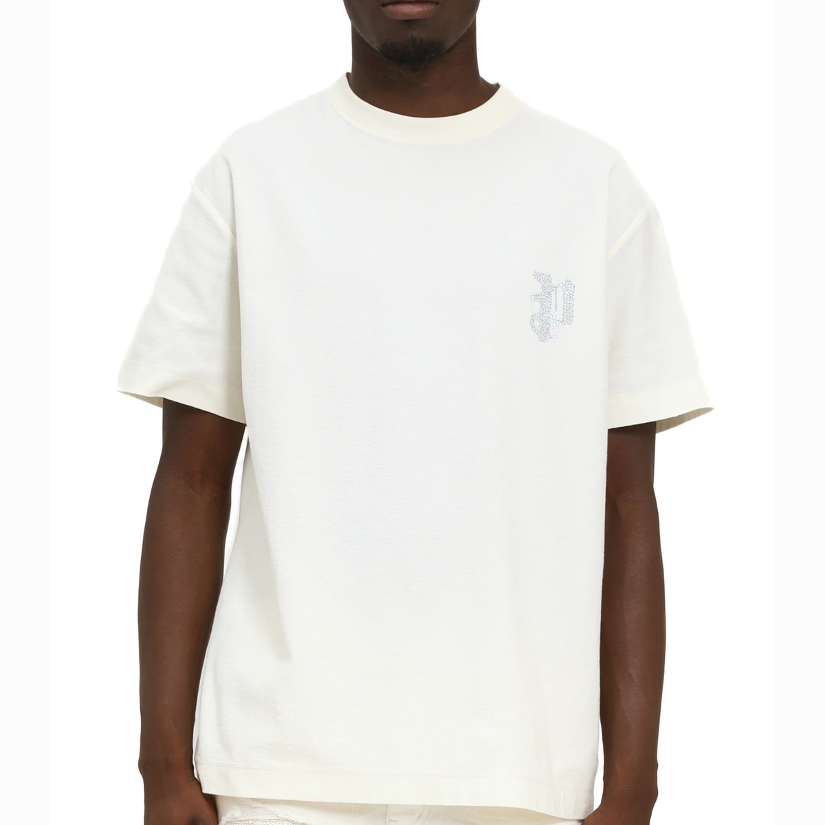 Purple Brand P104 Off White Textured Jersey SS Tee - Off White