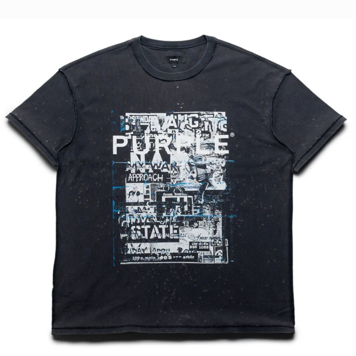 Purple Brand Collage Tee