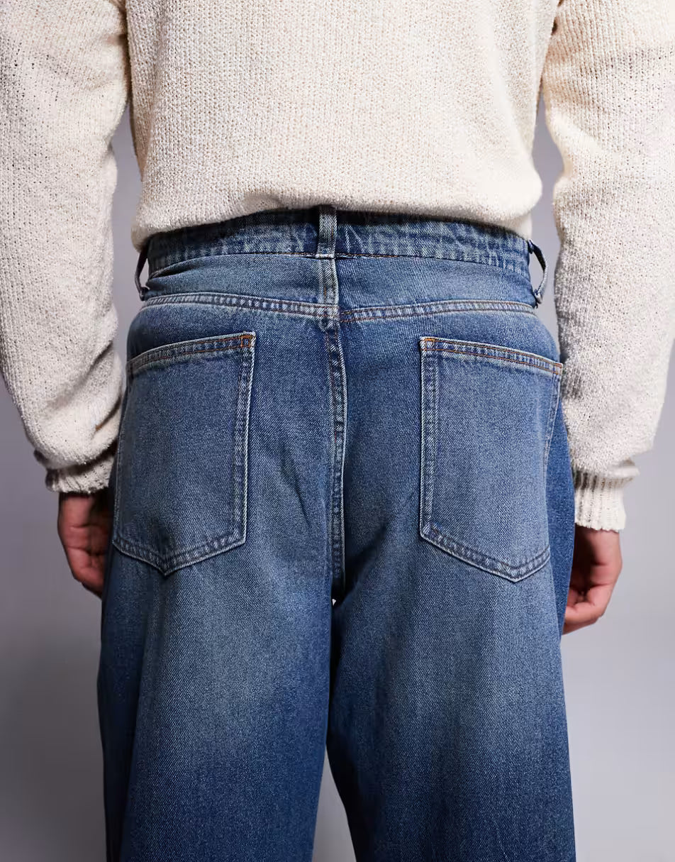 ASOS balloon fit jeans vintage tint