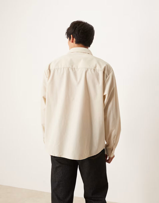 ASOS Oversized Shirt Chest "Embroidery"