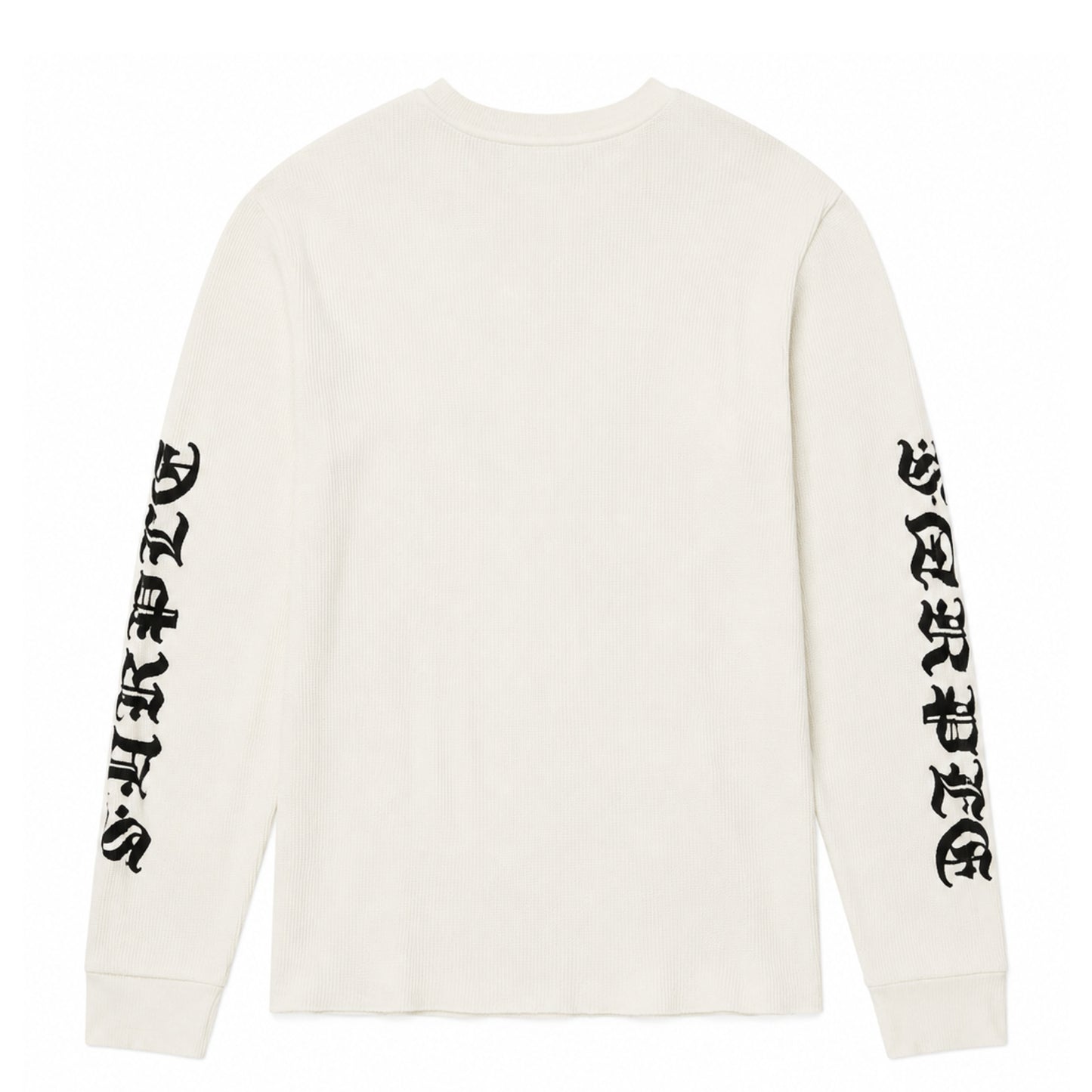 Purple Brand Long Sleeve Waffle Knit Logo Tee