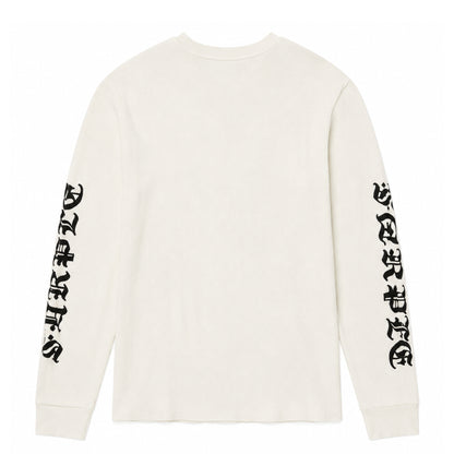 Purple Brand Long Sleeve Waffle Knit Logo Tee
