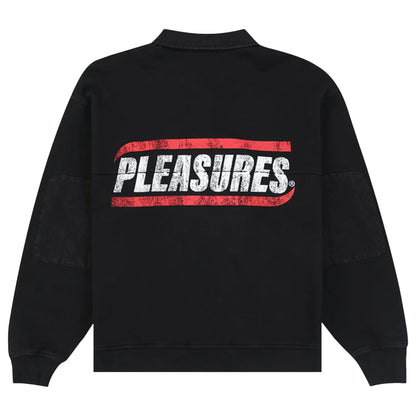 Pleasures Gentle Polo Sweatshirt 'Black'