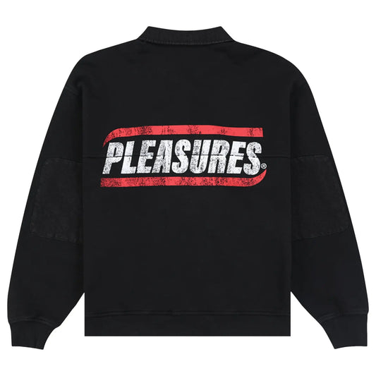 Pleasures Gentle Polo Sweatshirt 'Black'