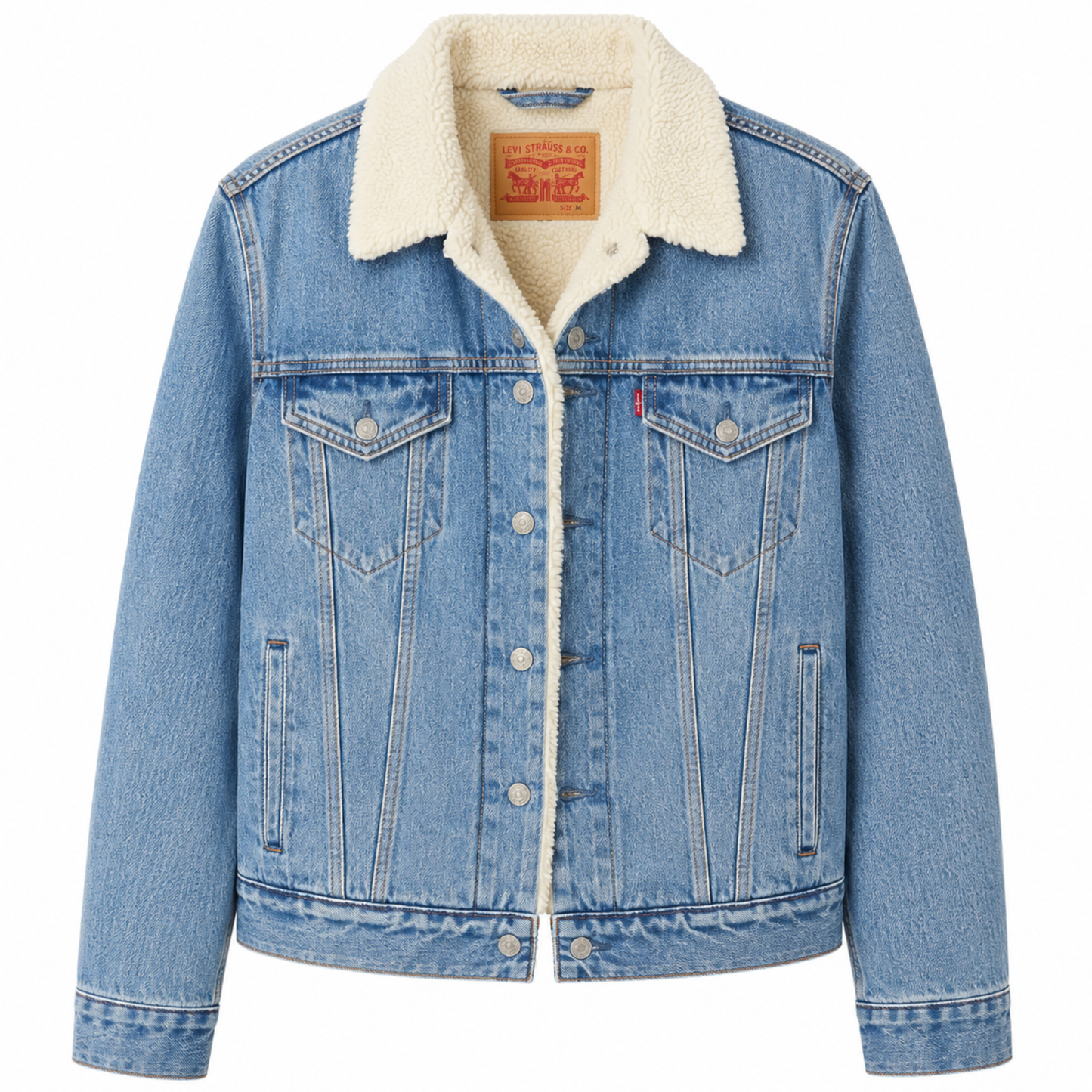 Levi's Men's Standard-Fit TYPE 3 SHERPA TRUCKER