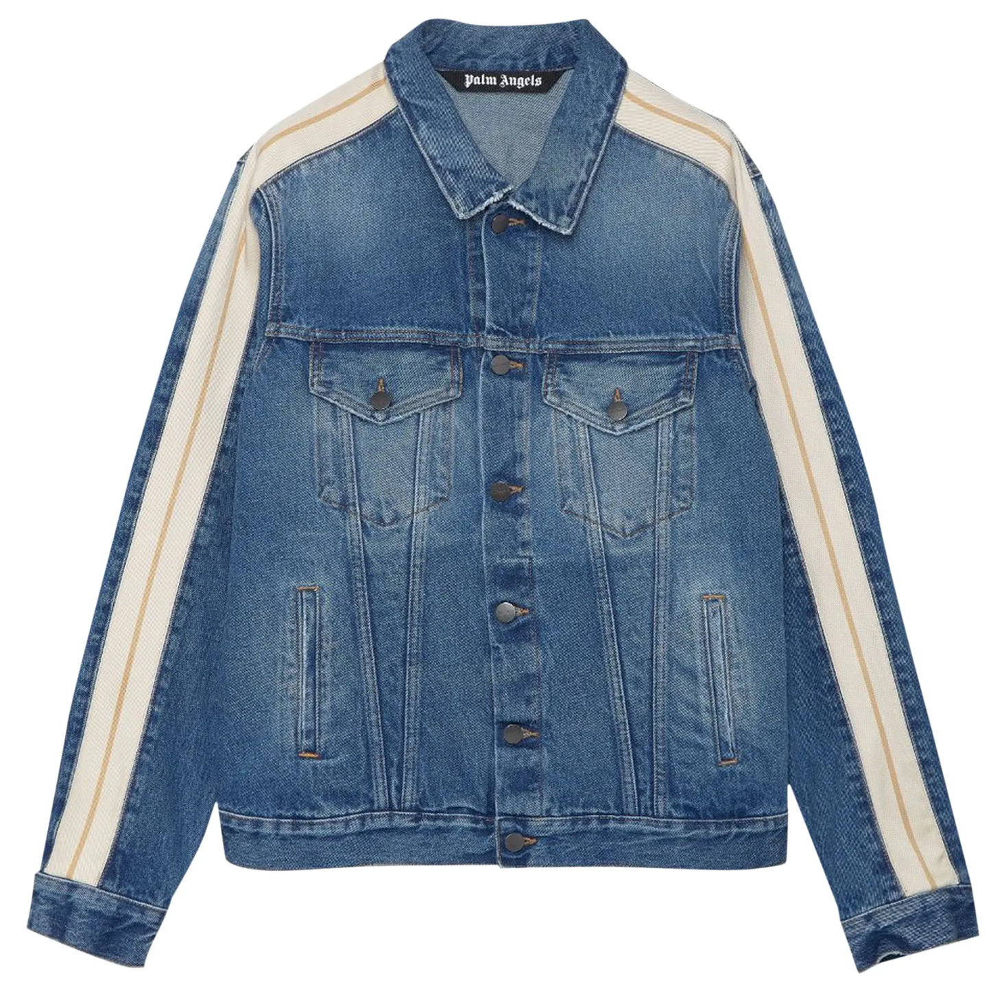 Palm Angels Track Denim Jacket 'Light Blue'