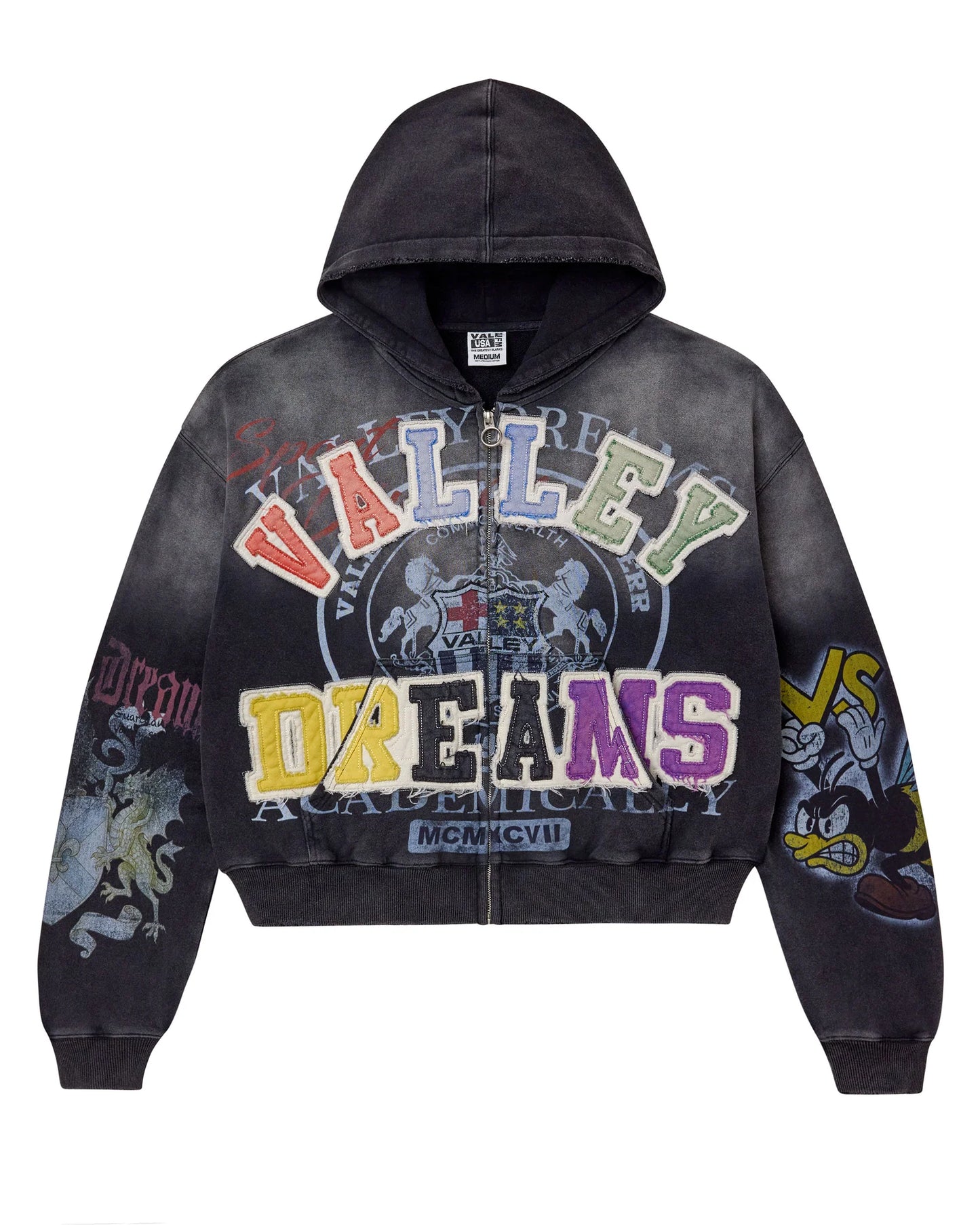 Vale Forever  BLASTED ZIP UP