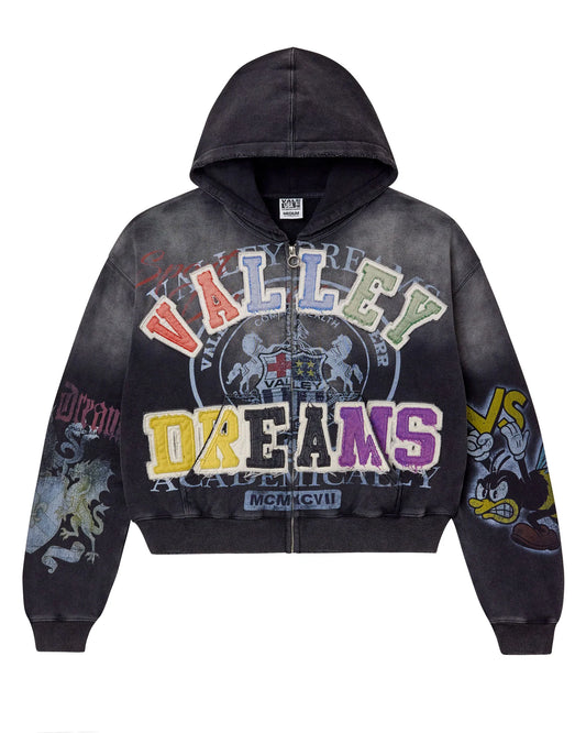 Vale Forever  BLASTED ZIP UP