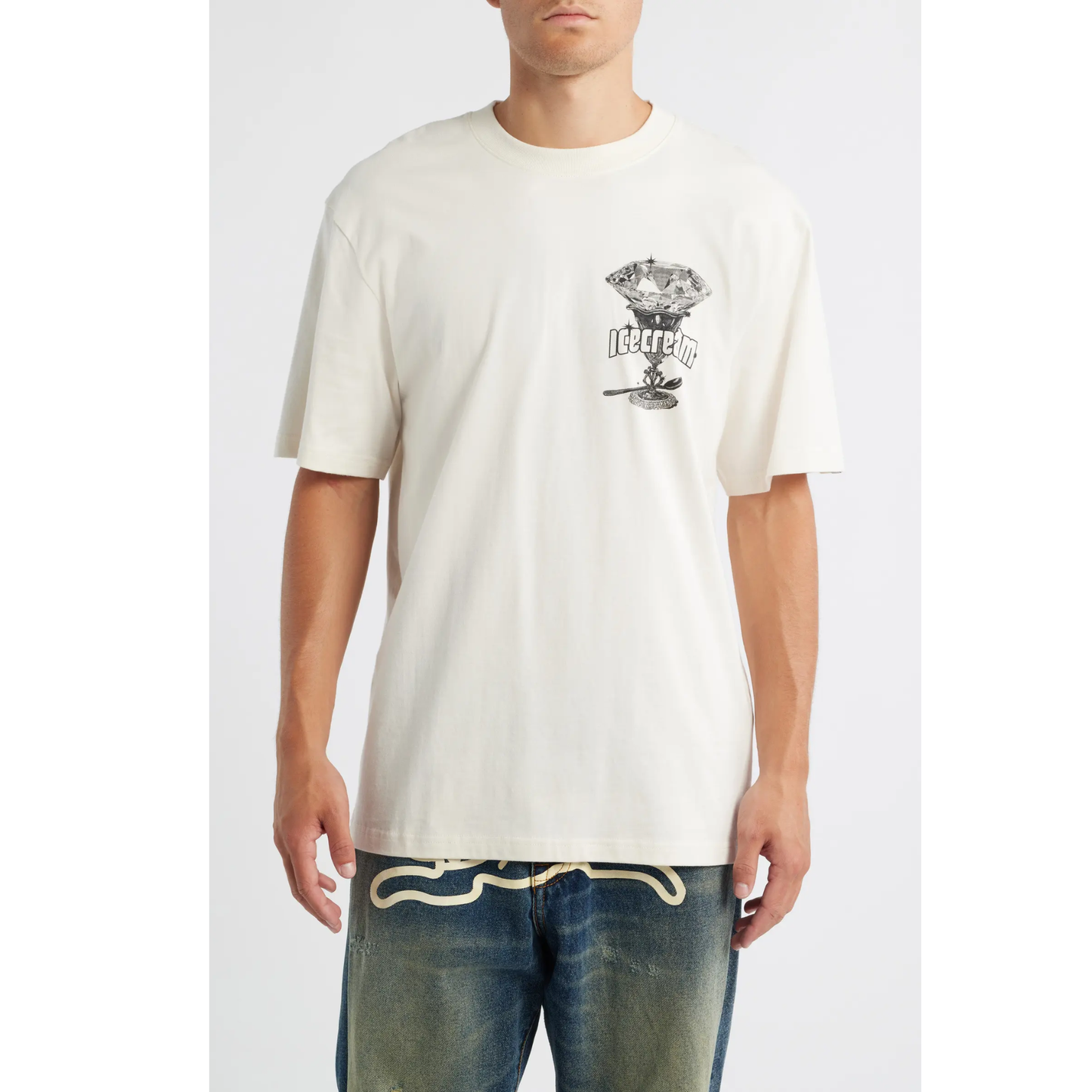 ICECREAM Spoon Oversize Graphic T-Shirt