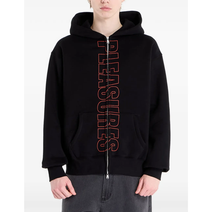 Pleasures Hooded sweater with zipper