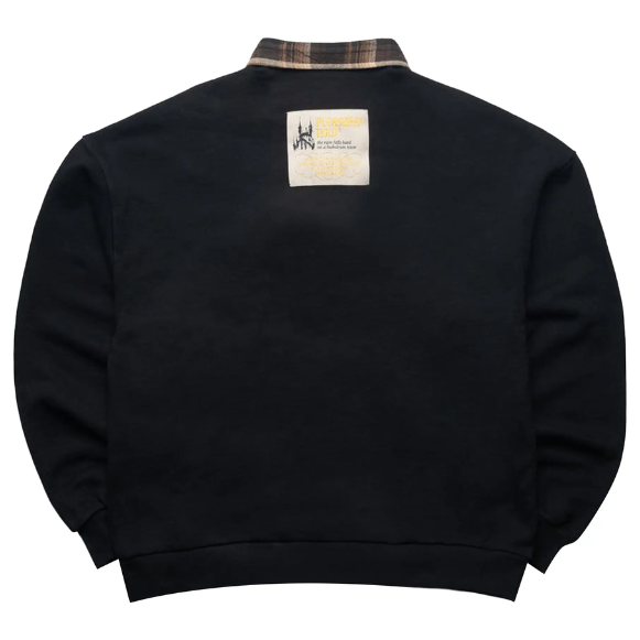 Pleasures Town Polo Crewneck Black
