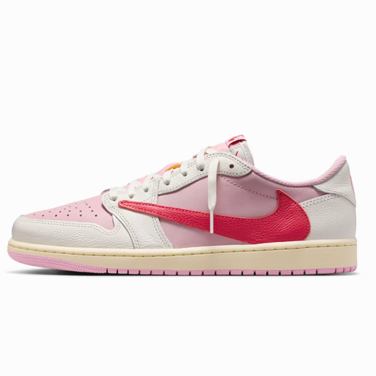 Travis Scott x Air Jordan 1 Retro Low 'Sail Tropical Pink'