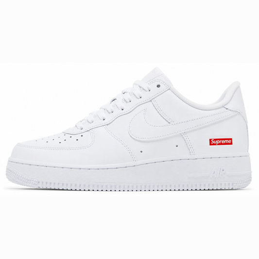Supreme x Nike Air Force 1 Low 'Box Logo - White'