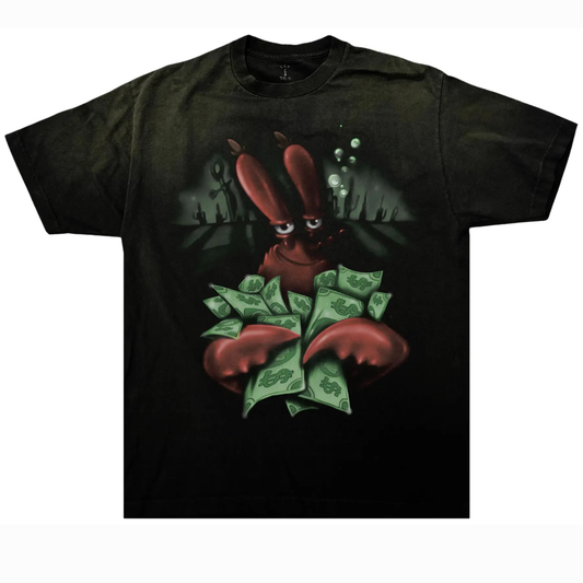 Cactus Jack by Travis Scott x Spongebob Money Tee 'Black'