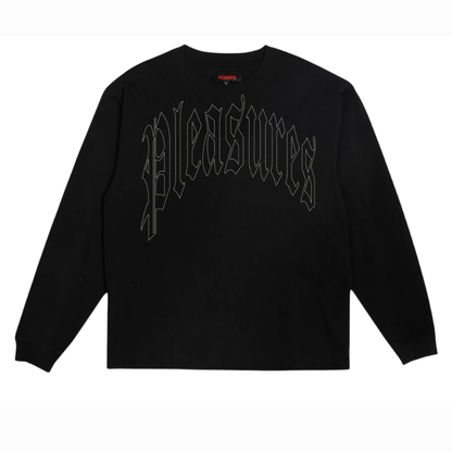 Pleasures twitch long sleeve t-shirt - black