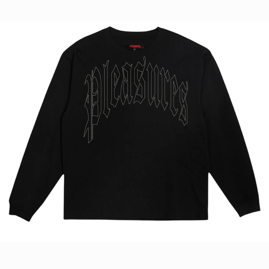 Pleasures twitch long sleeve t-shirt - black