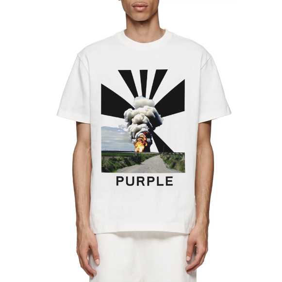 PURPLE BRAND Heavyweight Cotton Jersey Graphic T-Shirt