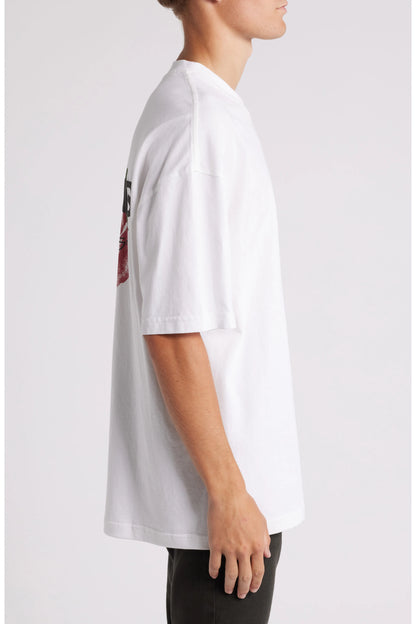 All Saints ROZA  Print T-shirt  chalk white