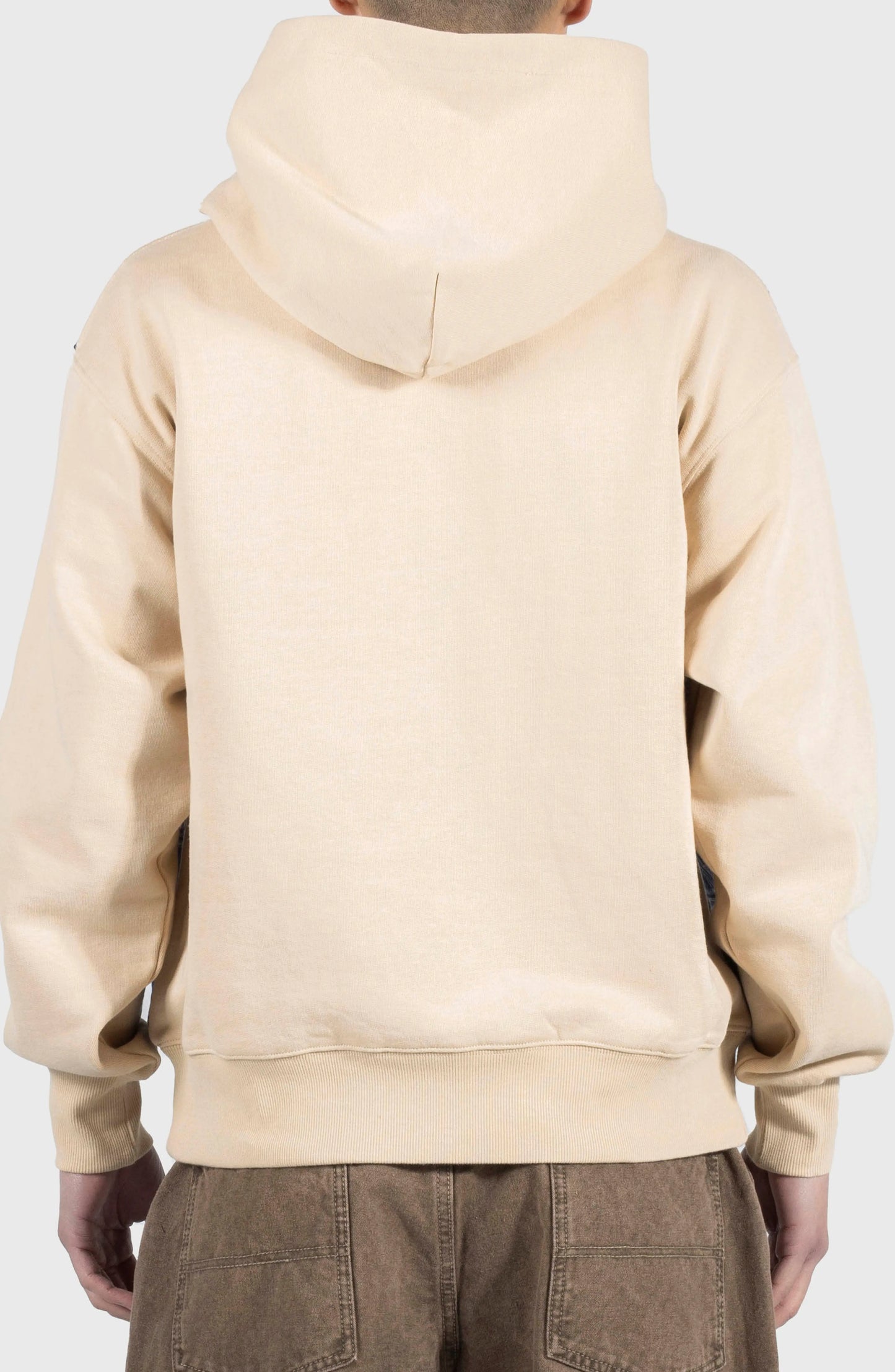 PLEASURES Career Contrast Plaid Hoodie