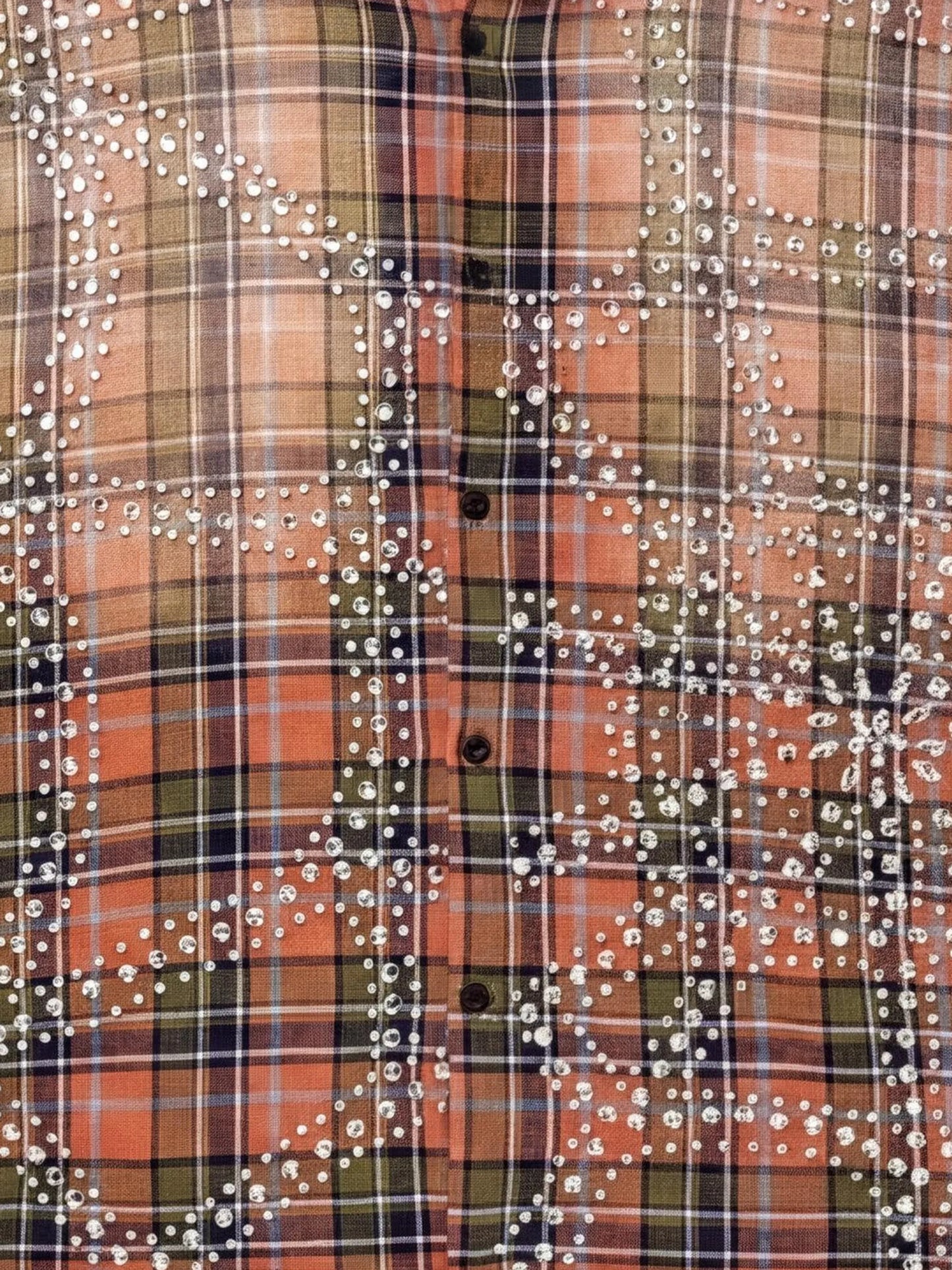 Valley Dreams Pumpkin Patch Flannel 'Orange/Green'