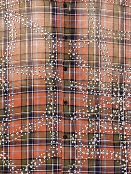 Valley Dreams Pumpkin Patch Flannel 'Orange/Green'