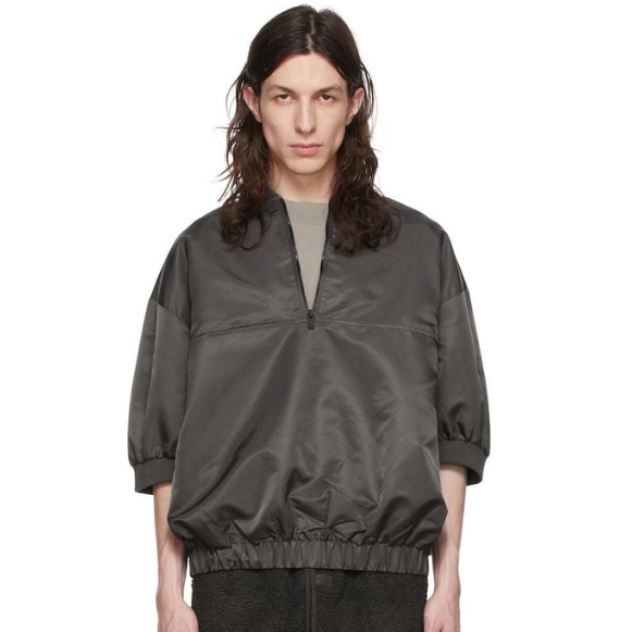 Fear of God Essentials Half Zip Pullover 'Iron'