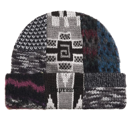 Supreme Patchwork Beanie 'Black'