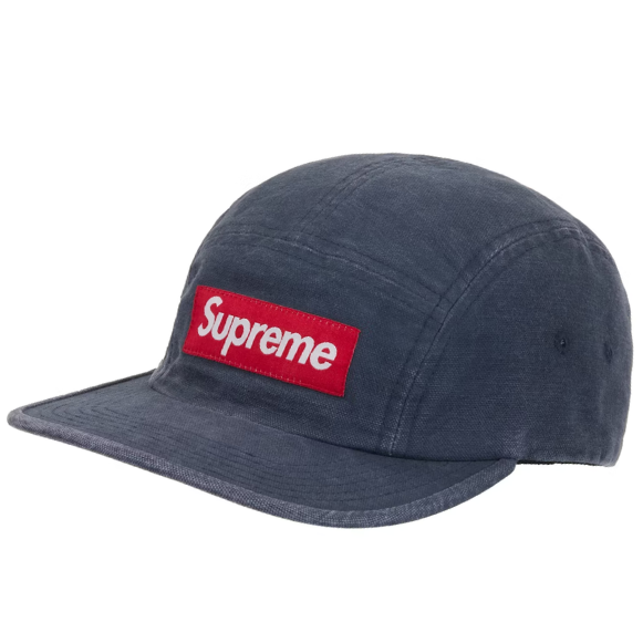 Supreme Canvas Camp Cap Dark Blue (SS26)