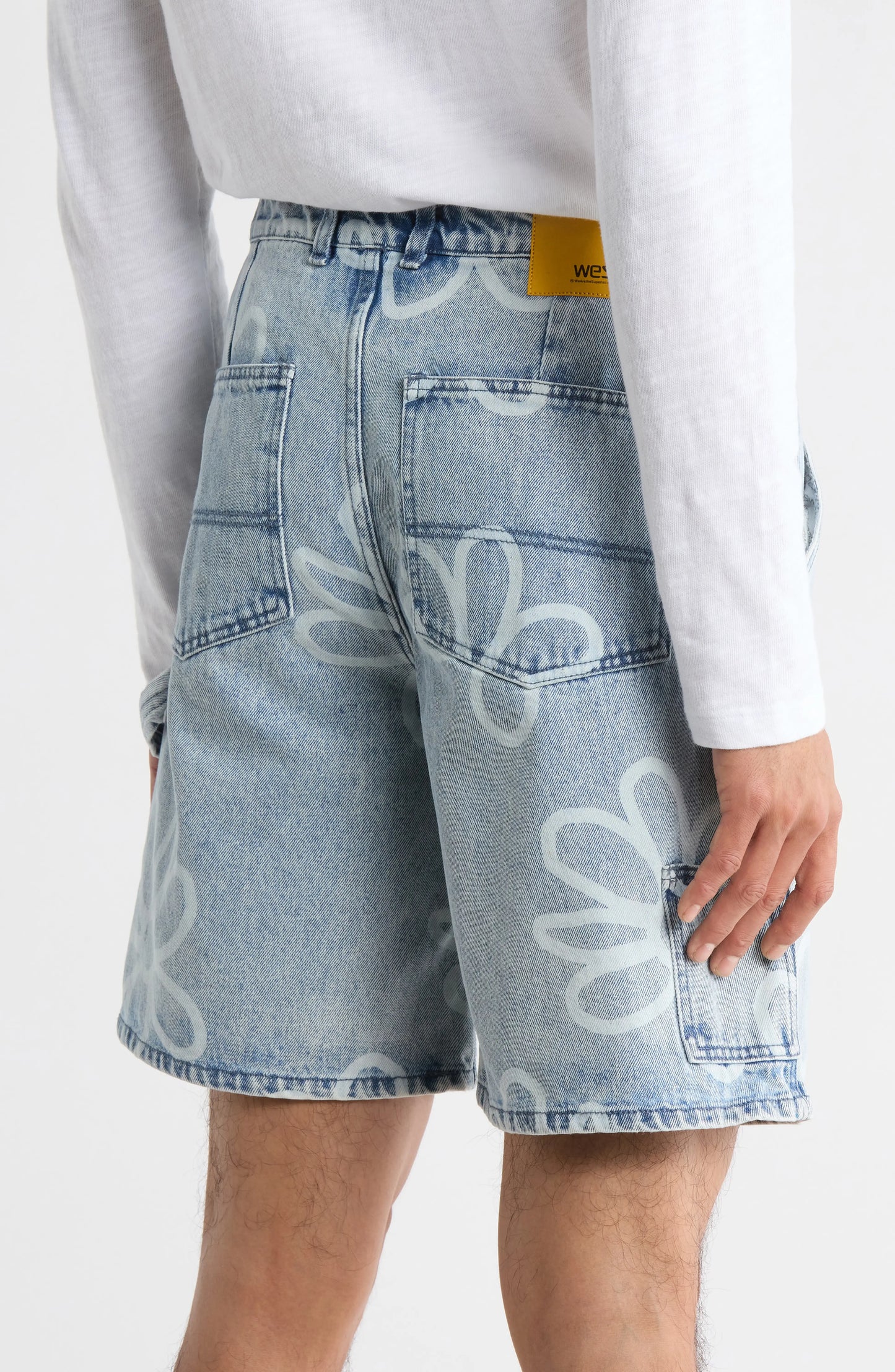WESC Denim Bob Carpenter Baggy Shorts