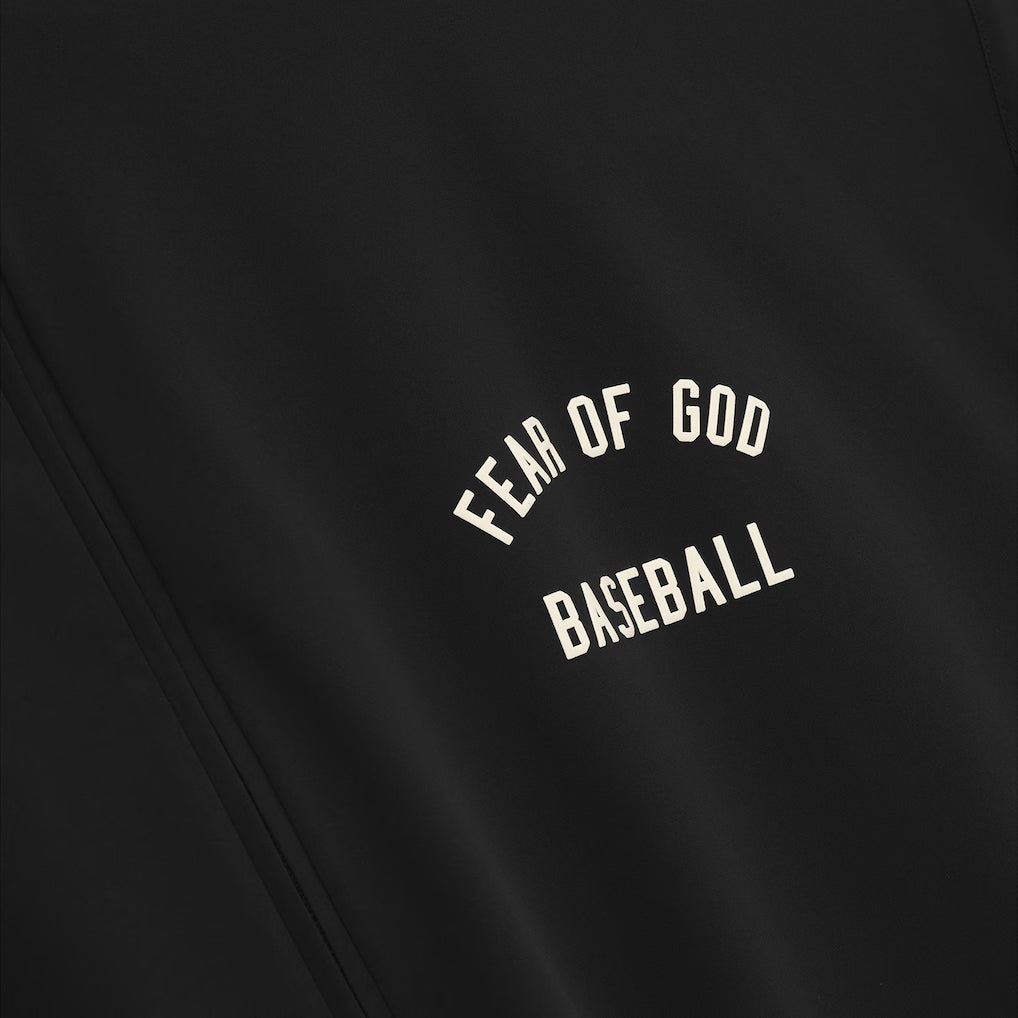 Fear of God Essentials  x MLB Black Logo 3/4-Sleeve Half-Zip Jacket