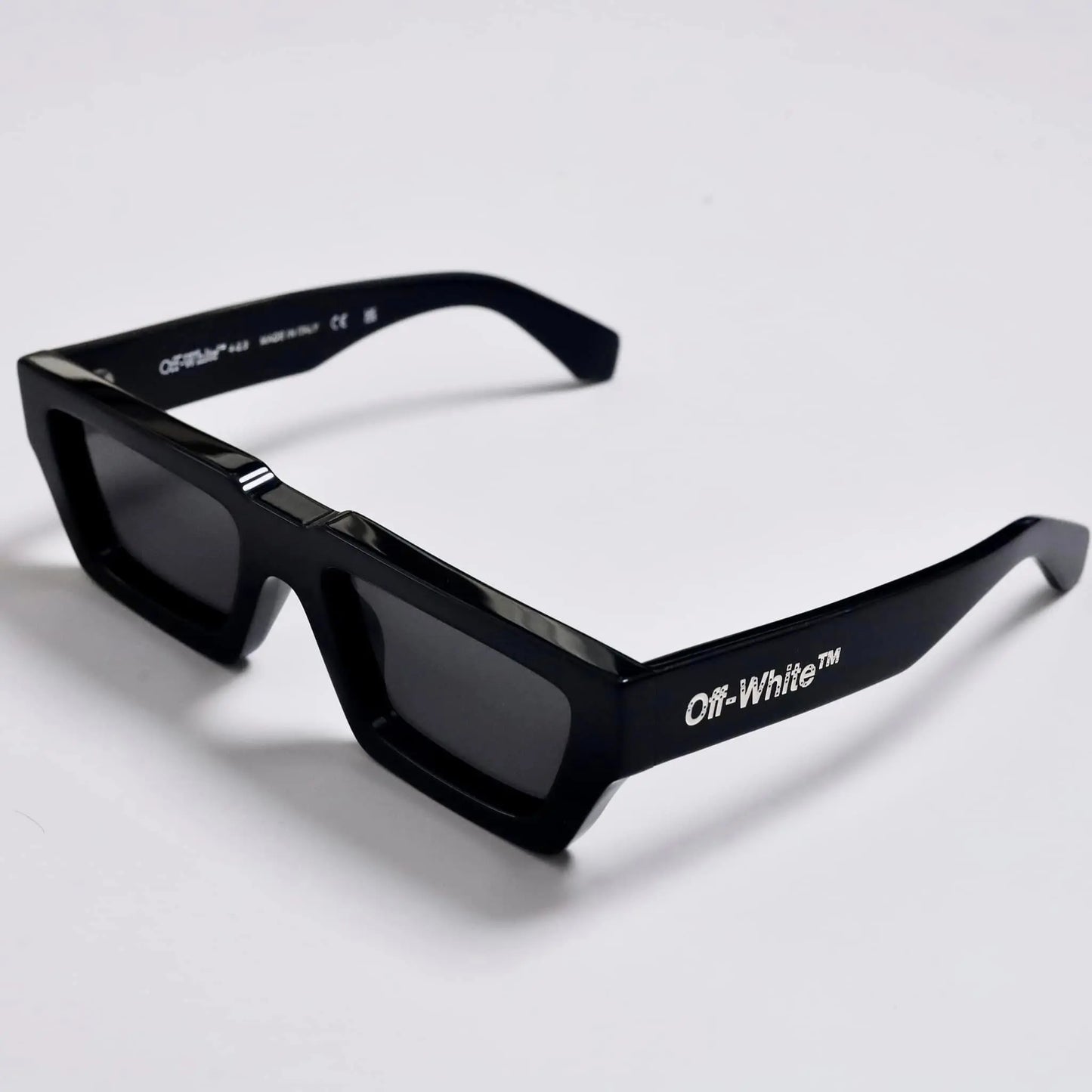 OFF-WHITE Manchester Rectangular Sunglasses Black