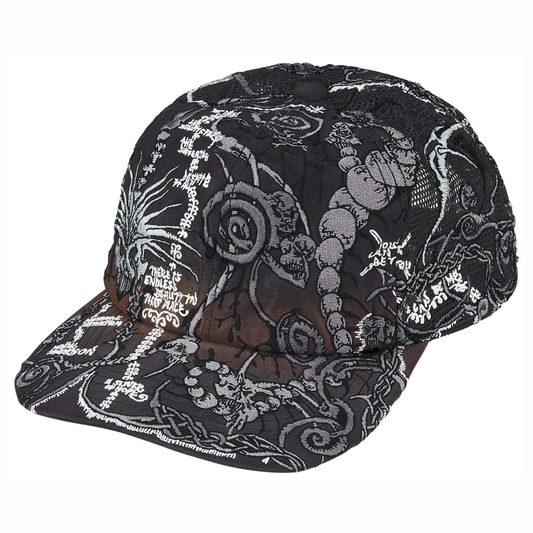 Supreme Wombat Embroidered Mesh Back 6-Panel 'Black'