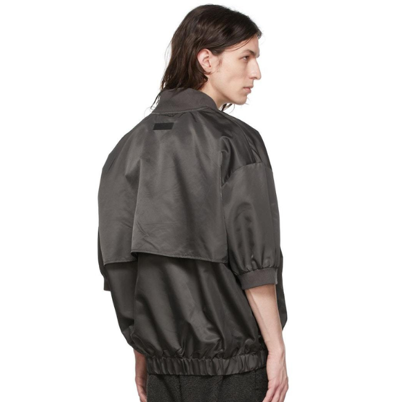 Fear of God Essentials Half Zip Pullover 'Iron'