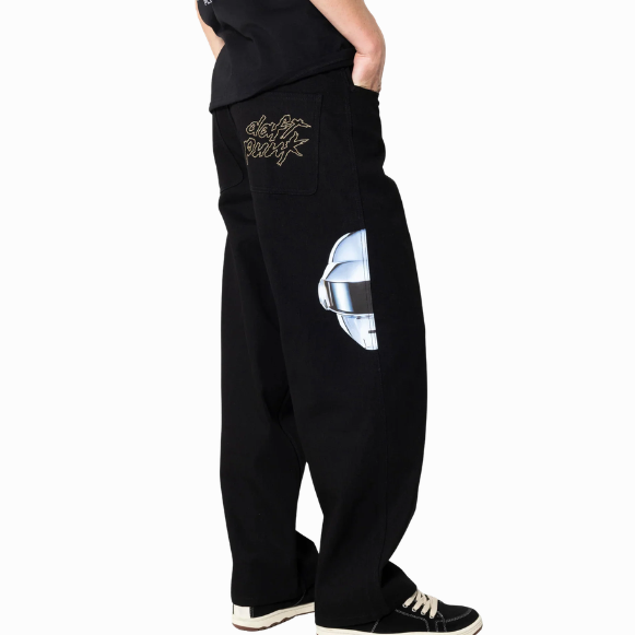 Pleasures x Daft Punk Mens Ram Baggy Jeans