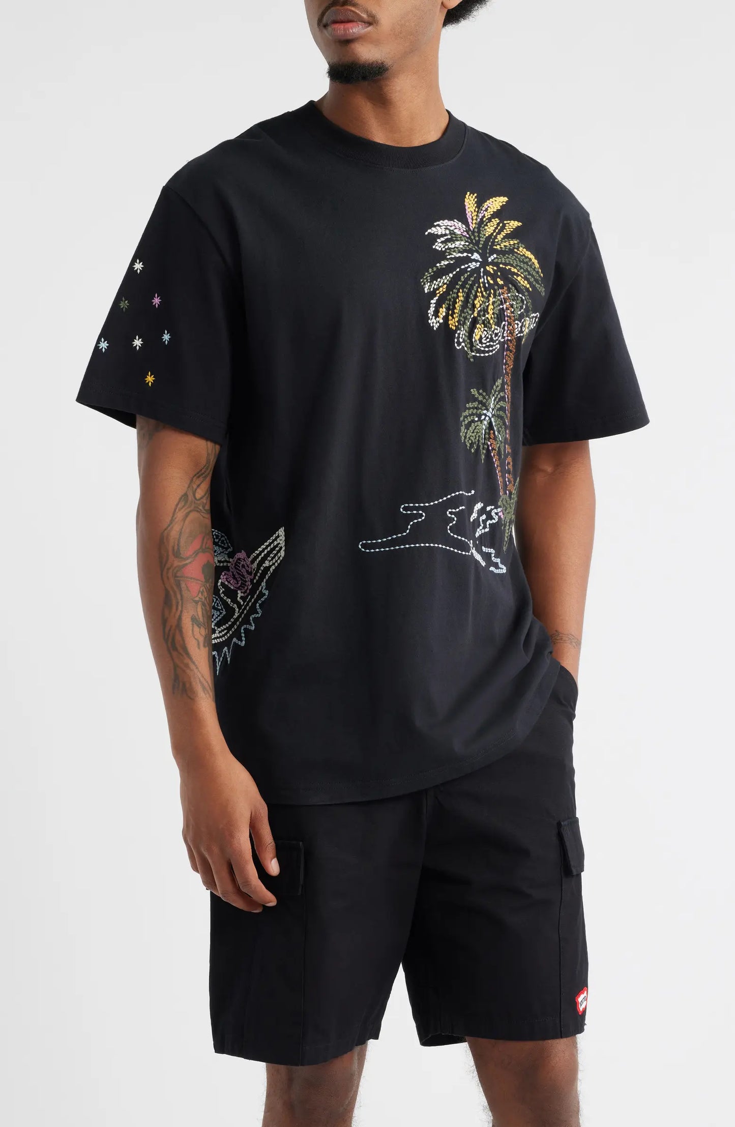 ICECREAM The Palms Embroidered Oversize T-Shirt