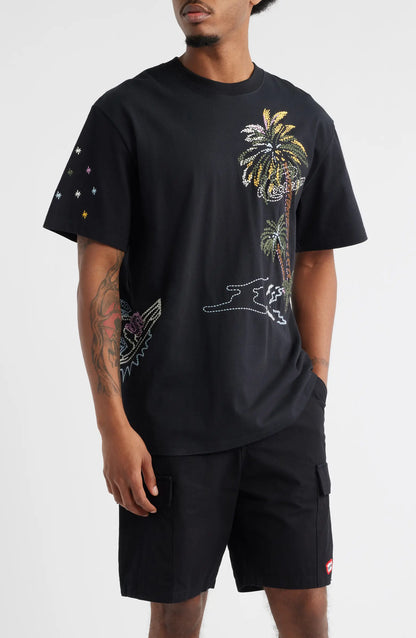 ICECREAM The Palms Embroidered Oversize T-Shirt