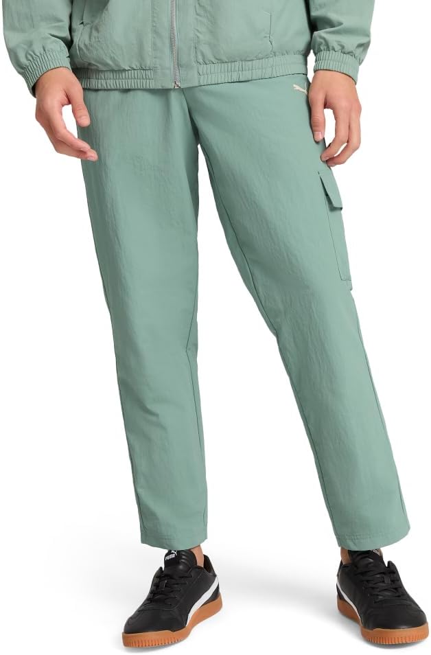 Puma Essentials Cargo Pants in Classic Green