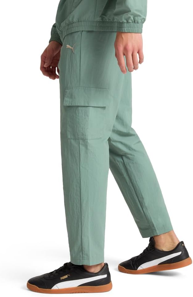 Puma Essentials Cargo Pants in Classic Green