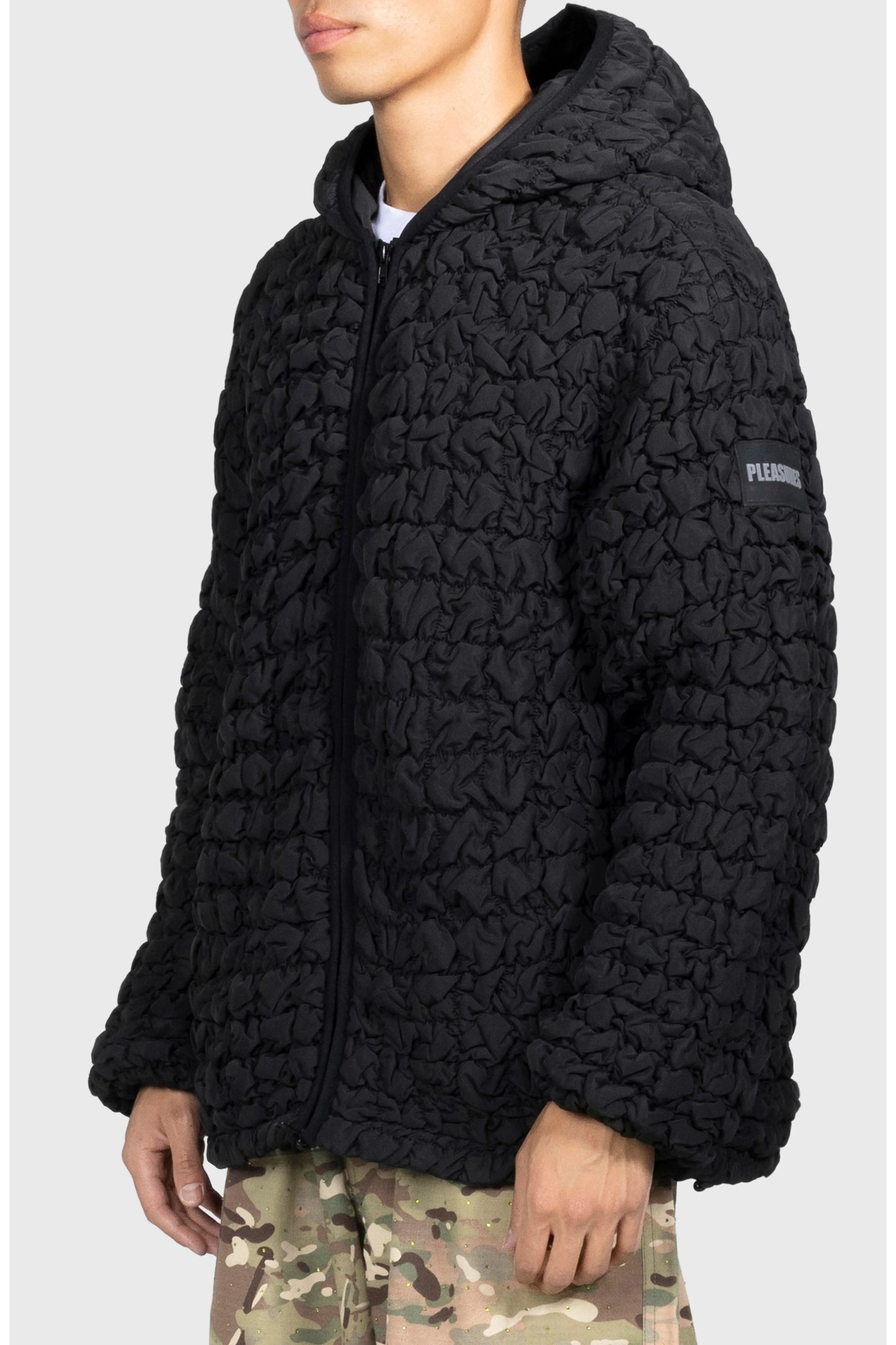 Pleasures Tender Hooded Quilted Puffer Jacket