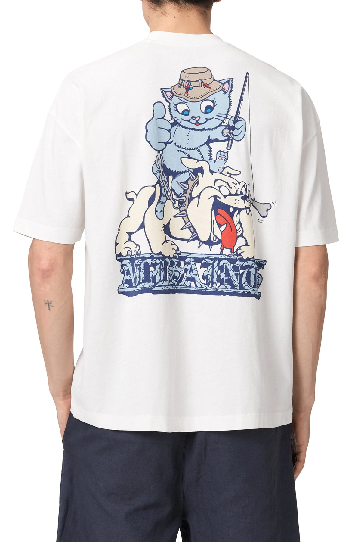 All Saints Catfish Graphic T-Shirt