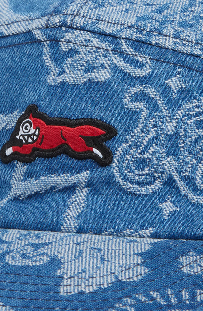 ICECREAM Pleasures Rotate Denim Jacquard Baseball Cap
