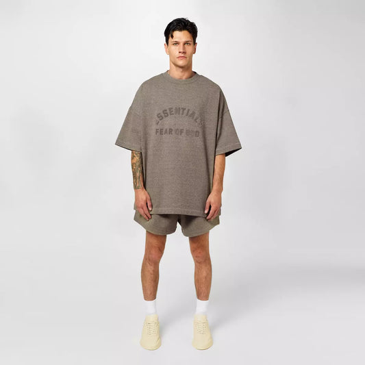 Fear of God ESSENTIALS Heavy S/S Tee - Heather Grey