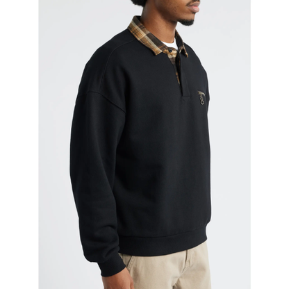 Pleasures Town Polo Crewneck Black