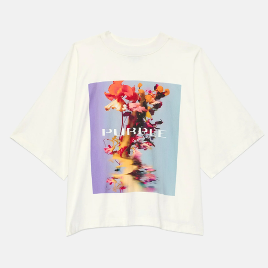 Purple Brand Smudge Oversized Heavyweight Tee