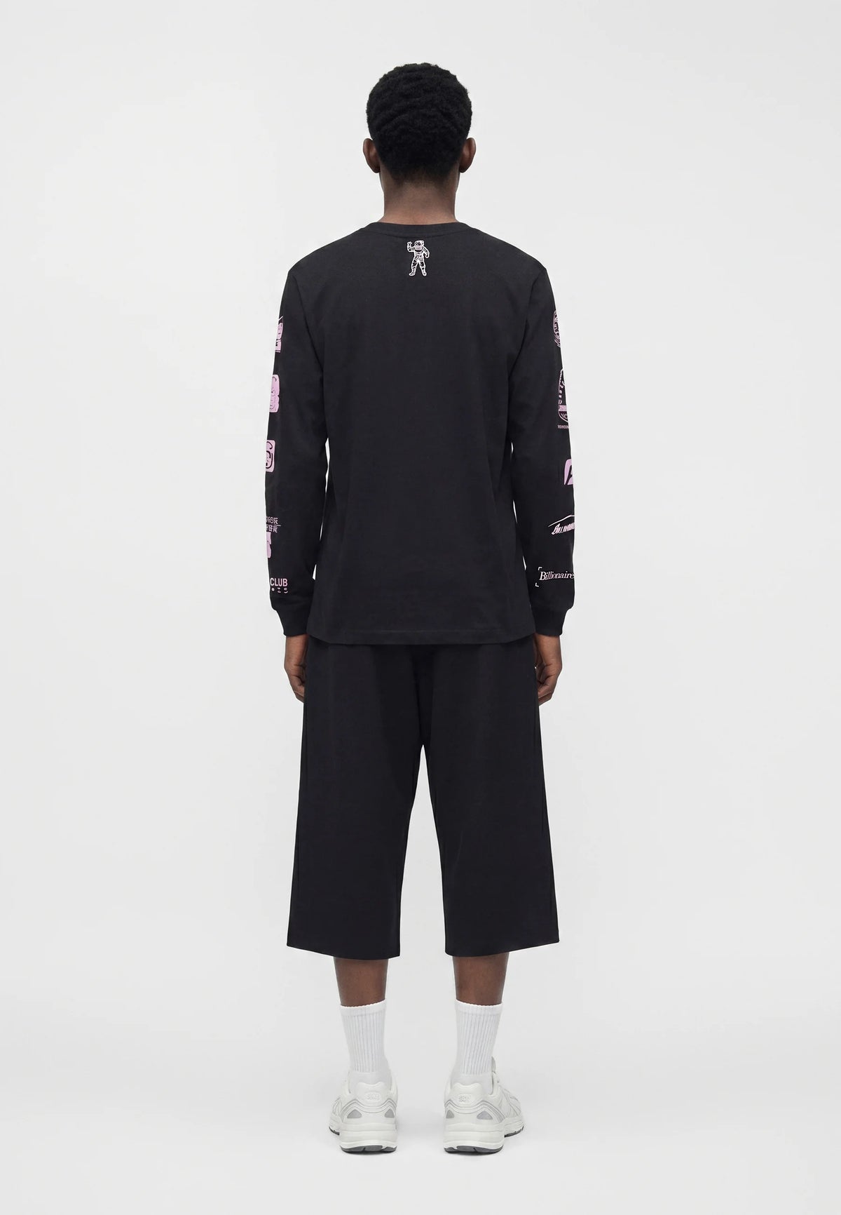 Billionaire Boys Club  multi logo ls t-shirt