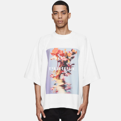 Purple Brand Smudge Oversized Heavyweight Tee