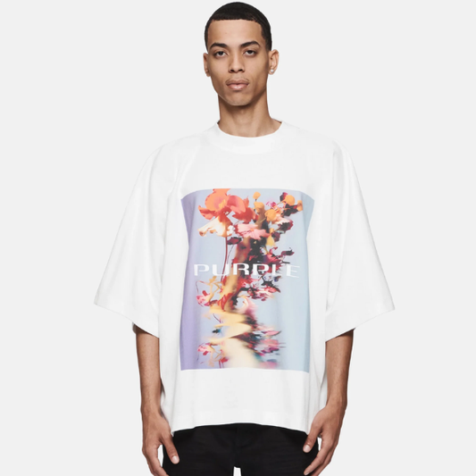 Purple Brand Smudge Oversized Heavyweight Tee