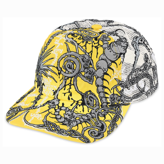 Supreme Wombat Embroidered Mesh Back 6-Panel 'Yellow'